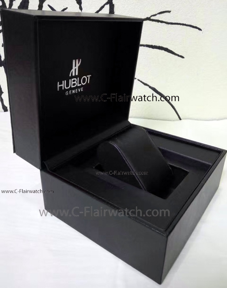 Black Leather Hublot Box For Sale - Larger Size